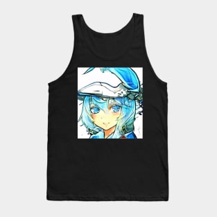 Colorfull anime girl Tank Top